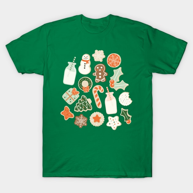 Christmas Cookies T-Shirt by allisonromerodesign